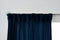 Larson - Velvet Gordijnen - 1.4m x 2.5m - Haken - Blauw