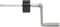 Bureau Teez Slinger zit/zit verstelbaar breed 140CM diep 80CM bladkleur Speciale Kleur framekleur Antraciet (Ral 7016)