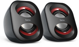 Hama Sonic Mobil 183 - Stereo luidsprekers 2.0 - USB voeding - Zwart