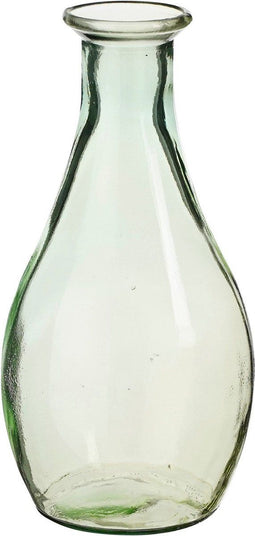 Mica Decorations Vaas Jayden - 21x21x40 cm - Glas - Lichtgroen