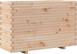 vidaXL - Plantenbak - 110x40x72,5 - cm - massief - grenenhout