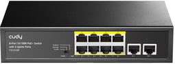 Cudy FS1010P - Switch - 8x PoE+ (802.3at) - 120W PoE-budget