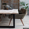 Old Inn - Boomstamtafel Eiken 280x100cm met U poot smal