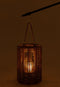 J-Line lantaarn Rond Lang - rotan - licht naturel