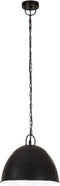 vidaXL Hanglamp industrieel vintage rond 25 W E27 31 cm zwart