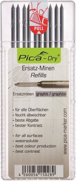 Pica 4030 Dry - Navulling Pica Dry 3030 - Wateroplosbaar - Grafiet