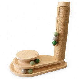 By Cee Cee Krabpaal - Krabpaal voor Katten - Katten Krabpaal - Houten Kattenspeelgoed - Ideaal Voor