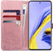 Hoesje Met Pasjeshouder Geschikt voor Samsung Galaxy A51 - Mandala Bookcase - Roze