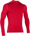 Under Armour Men's Mock Under Armour ColdGear® Compression shirt - rood - XL