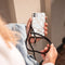 iMoshion Hoesje Geschikt voor iPhone Xs / X Hoesje Met Koord - iMoshion Design Hoesje met Koord - Wit / Meerkleurig / Goud / White Graphic