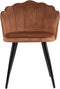 PoleWolf Crown Eetkamerstoel - Velvet - Koper