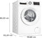Bosch WGG244ZAFG - Serie 6 - Wasmachine 9 kg 1400 rpm Iron Assist ActiveWater Plus - Wit
