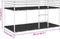 vidaXL - Stapelbed - zonder - matras - 107x203 - cm - staal - zwart