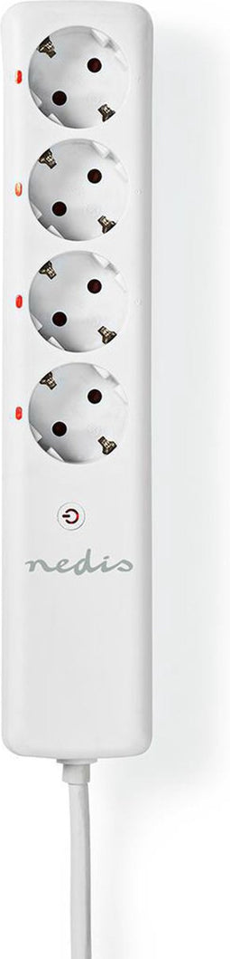 Nedis RF-stekker - 433 MHz - 3680 W - Randaarde stekker / Type F (CEE 7/7) - Wit