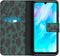 iMoshion Hoesje Geschikt voor Huawei P30 Lite Hoesje Met Pasjeshouder - iMoshion Design Softcase Bookcase - Zwart / Meerkleurig / Groen / Green Leopard