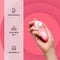 Womanizer Liberty 2 Pleasure Air-speeltje – Clitoriszuigingsvibrator met 8 zuigsnelheden – Clitorisstimulator – Clitoriszuigingsspeeltje – Waterdicht Vibrator voor vrouwen – Oplaadbaar - Roze