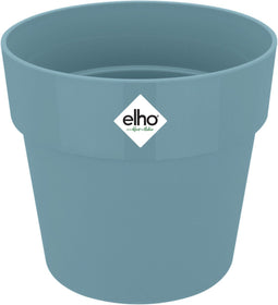 Elho B.for Original Rond 22 - Bloempot voor Binnen - 100% Gerecycled Plastic - Ø 22.0 x H 20.3 cm - Duifblauw