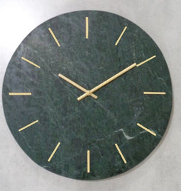 Marmeren Klok - Industriele klok - Wandklok modern 48 cm