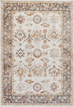 NURNUS - Vintage vloerkleed - Beige - 160 x 230 cm - Polypropyleen