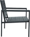 vidaXL - Tuinbank - hout-look - 120 - cm - HDPE - grijs