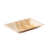 Biodore - Bord | rechthoekig | 1-vaks | palmblad | 17x12cm | naturel | 25 stuks