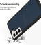 Accezz Samsung Galaxy S21 - Back Cover - Premium Leather Card Slot - Donkerblauw
