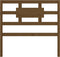 vidaXL - Hoofdbord - 105,5x4x100 - cm - massief - grenenhout - honingbruin