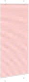 vidaXL - Plissé - rolgordijn - 100x200 - cm - stofbreedte - 99,4cm - polyester - roze