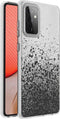 iMoshion Hoesje Geschikt voor Samsung Galaxy A72 Hoesje Siliconen - iMoshion Design hoesje - Zwart / Transparant / Splatter Black