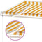 vidaXL - Luifel - automatisch - met - LED - en - windsensor - 600x300 - cm - geel - en - wit