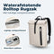 Pathsail Rolltop Rugzak - 13.5L - Waterafstotend - Laptopvak tot 15.6 inch - Beige
