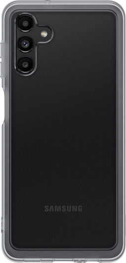 Samsung EF-QA136TBEGWW - Soft Clear Cover - Krasbestendig - Zwart