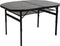 Bo-Camp Northgate - Ovale Tafel - Aluminium - Betonlook - 120x80 cm