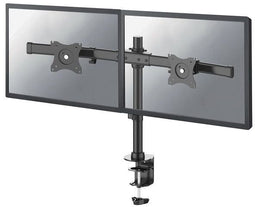 Neomounts FPMA-DCB100DBLACK - Monitorarm - Voor 2 schermen t/m 27" - Zwart