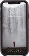 Decoded D9IPOXIRBC2BK - Back Cover - Handgemaakt volnerf leder - Zwart