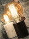 it's about RoMi Tafellamp Athens - Rond - Marmeren voet - Zwart - Ø8cm