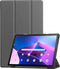 imoshion Tablet Hoes - Geschikt voor Lenovo Tab M10 Plus (3rd gen) - Trifold Bookcase - Grijs
