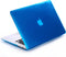 Lunso Geschikt voor MacBook Air 11 inch cover hoes - case - Glanzend Lichtblauw