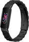 imoshion Bandje met Horlogeband inkorter - Geschikt voor Fitbit Luxe - imoshion Stalen band zonder installatiehulp - Zwart