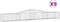 vidaXL - Schanskorven - 9 - st - gewelfd - 400x50x40/60 - cm - gegalvaniseerd - ijzer