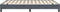 vidaXL - Bedframe - zonder - matras - 140x210 - cm - fluweel - donkergrijs