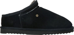 Warmbat Conner CNR4210 - Pantoffel - Suède - Merino schapenvacht - Zwart