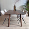 Old Inn - Eetkamertafel Mango walnoot met houten poot 200x100 cm