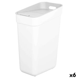 Vuilnisemmer Curver Wit Plastic 30 L (6 Stuks)