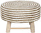 Voetensteun Home ESPRIT Jute Eucalyptushout 50 x 50 x 30 cm