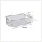 Five® | Koelkast opbergers set (koelkast bak C) | Transparant | Stapelbaar