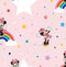 Kids at Home Behang Rainbow Minnie roze