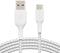 Belkin CAB002BT3MWH - USB-C naar USB-A kabel - 3 meter - 12W opladen - Wit