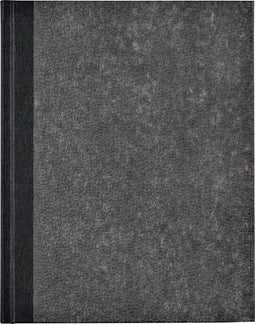 Register breedkwarto 192blz gelinieerd met alfabet grijs gewolkt - 5 stuks