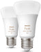 Philips Hue E27 Slimme Lichtbron - White and color ambiance - 800 lumen - Bluetooth - (2 stuks)